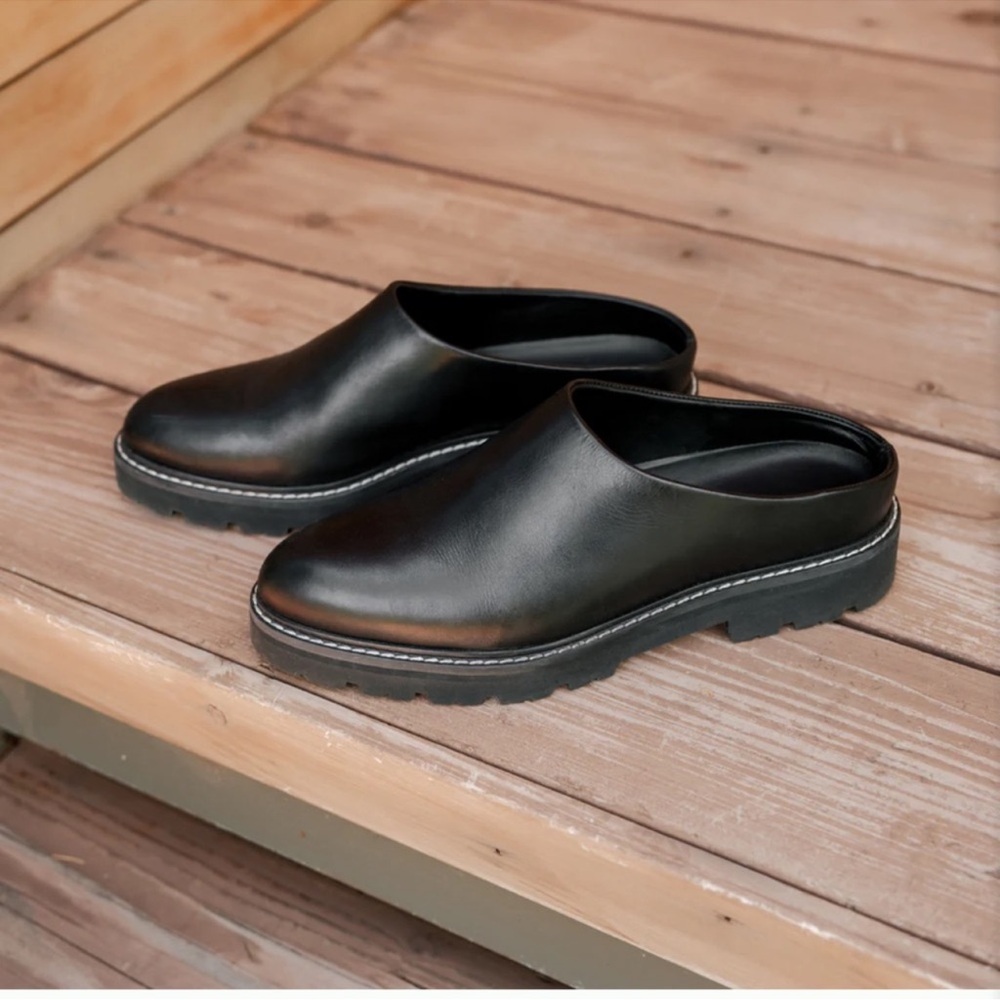 Jenni Kayne Leather Lug Mule